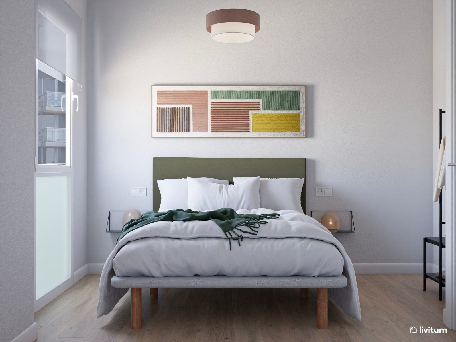 Piso turístico de diseño contemporáneo con texturas alistonadas