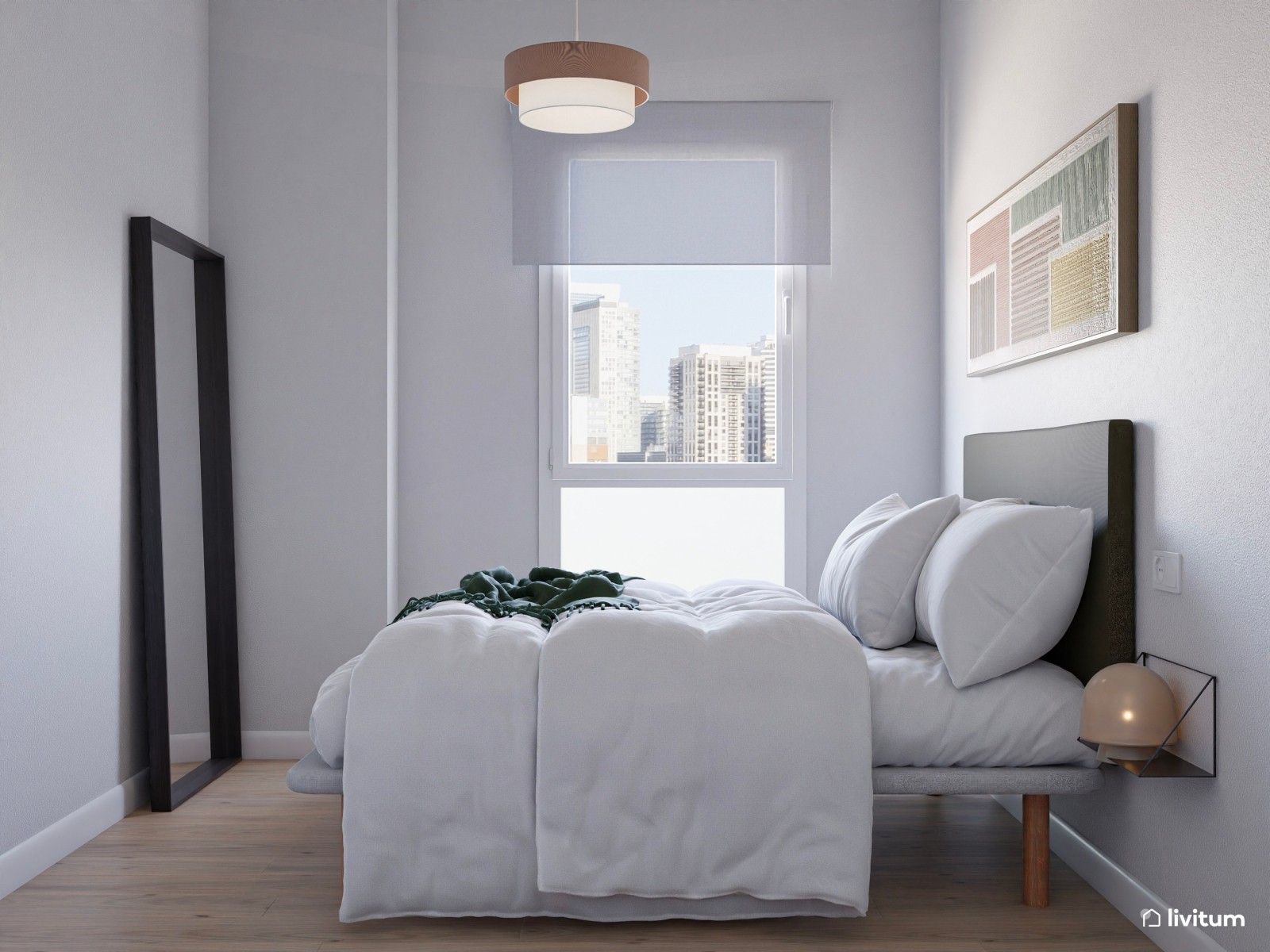 Piso turístico de diseño contemporáneo con texturas alistonadas