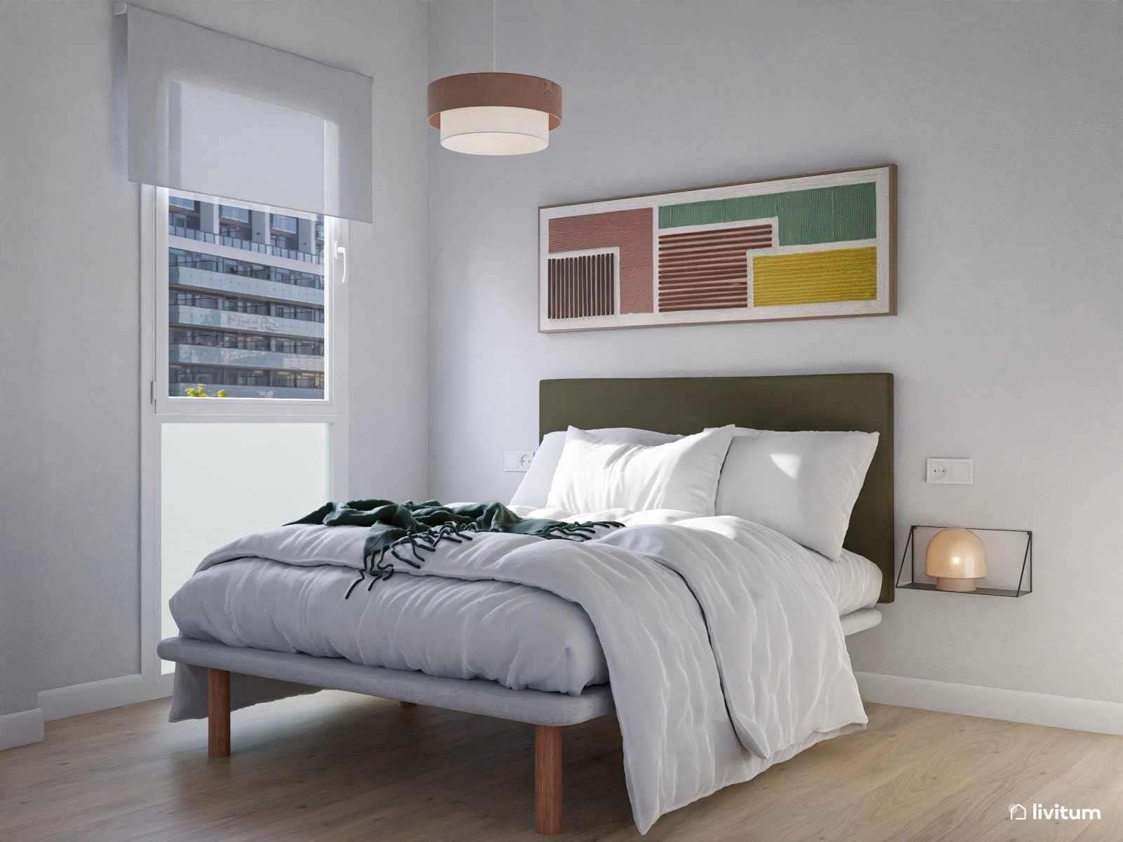 Piso turístico de diseño contemporáneo con texturas alistonadas