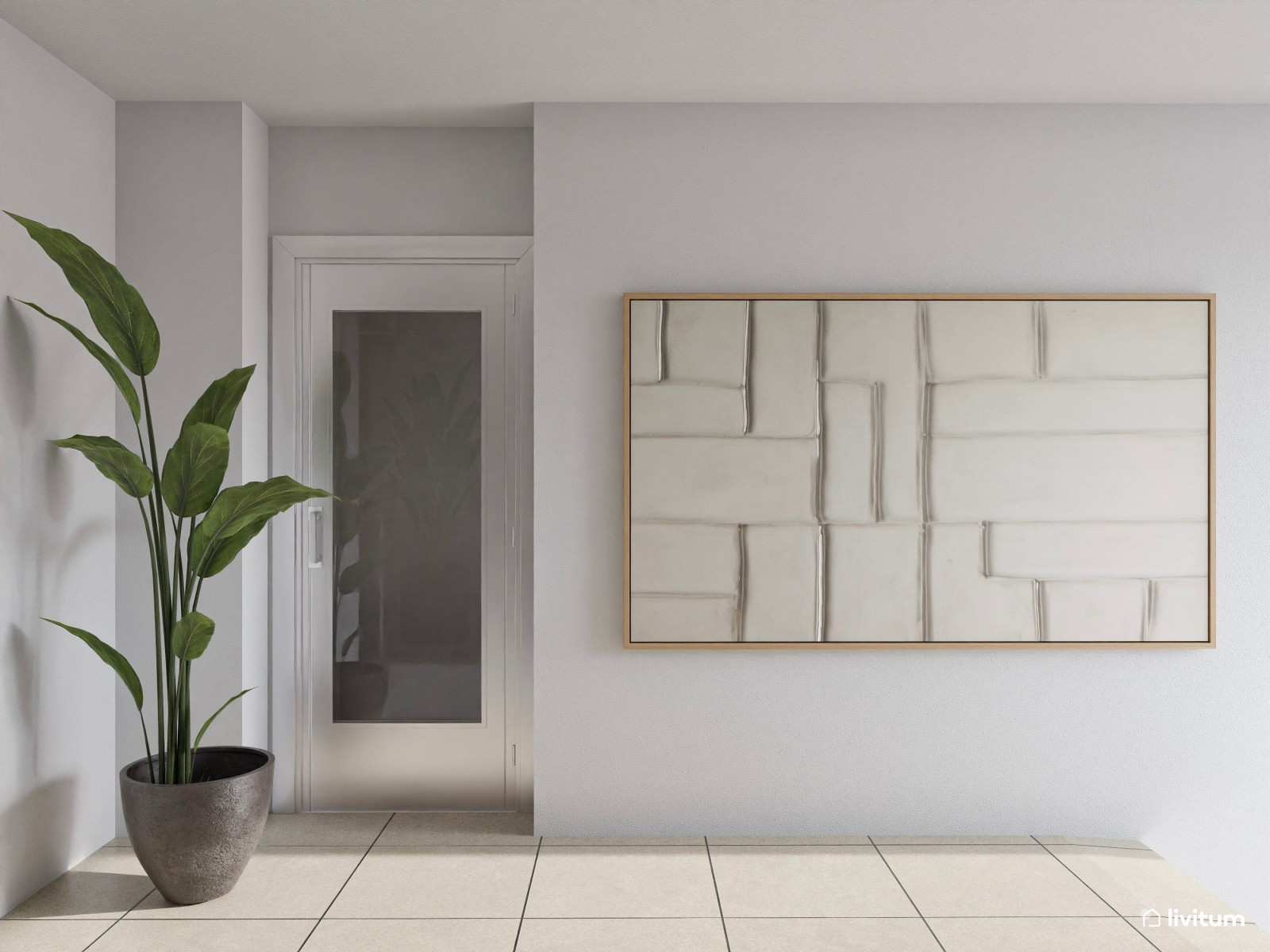 Recibidor grande en madera con muchos detalles que sorprenden