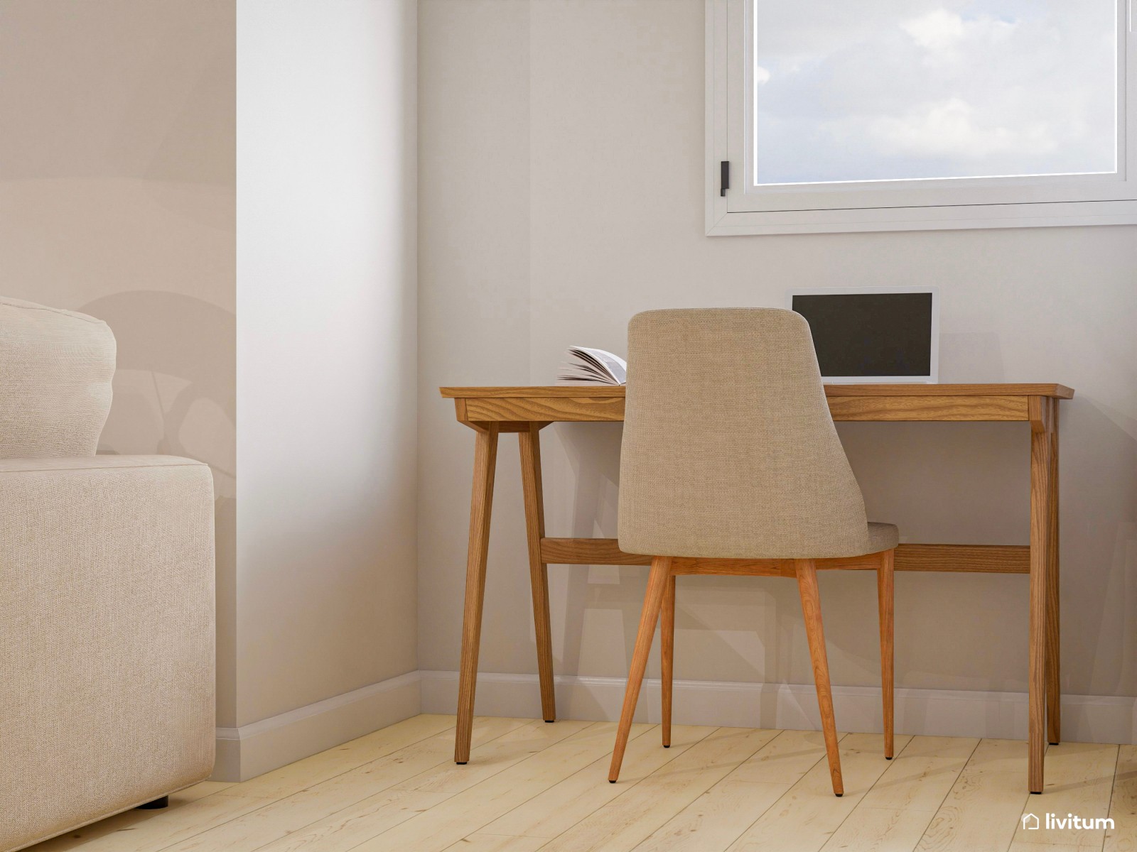  Relax total: salón abierto al comedor diseñado en tonos cálidos y luminosos