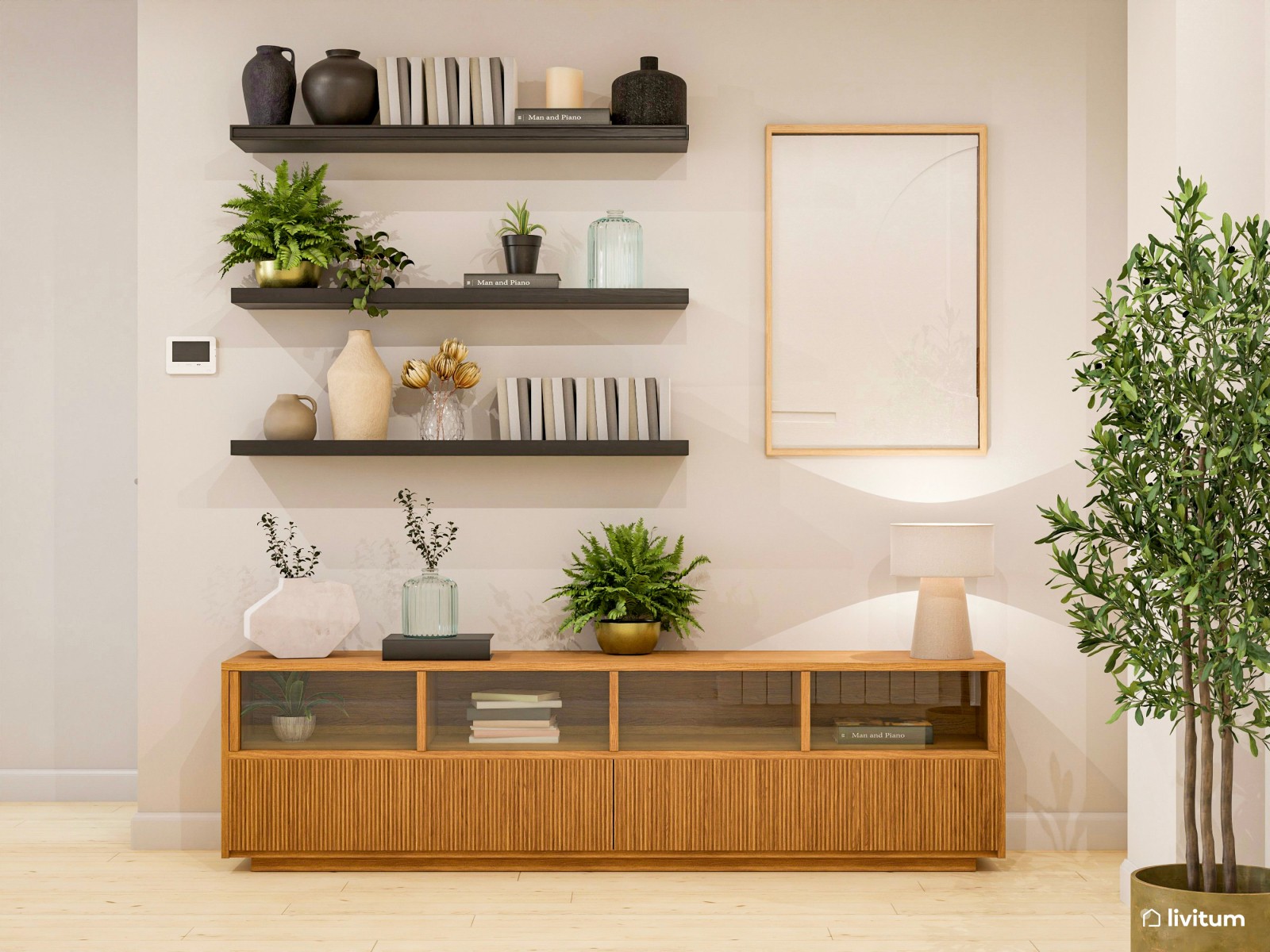  Relax total: salón abierto al comedor diseñado en tonos cálidos y luminosos