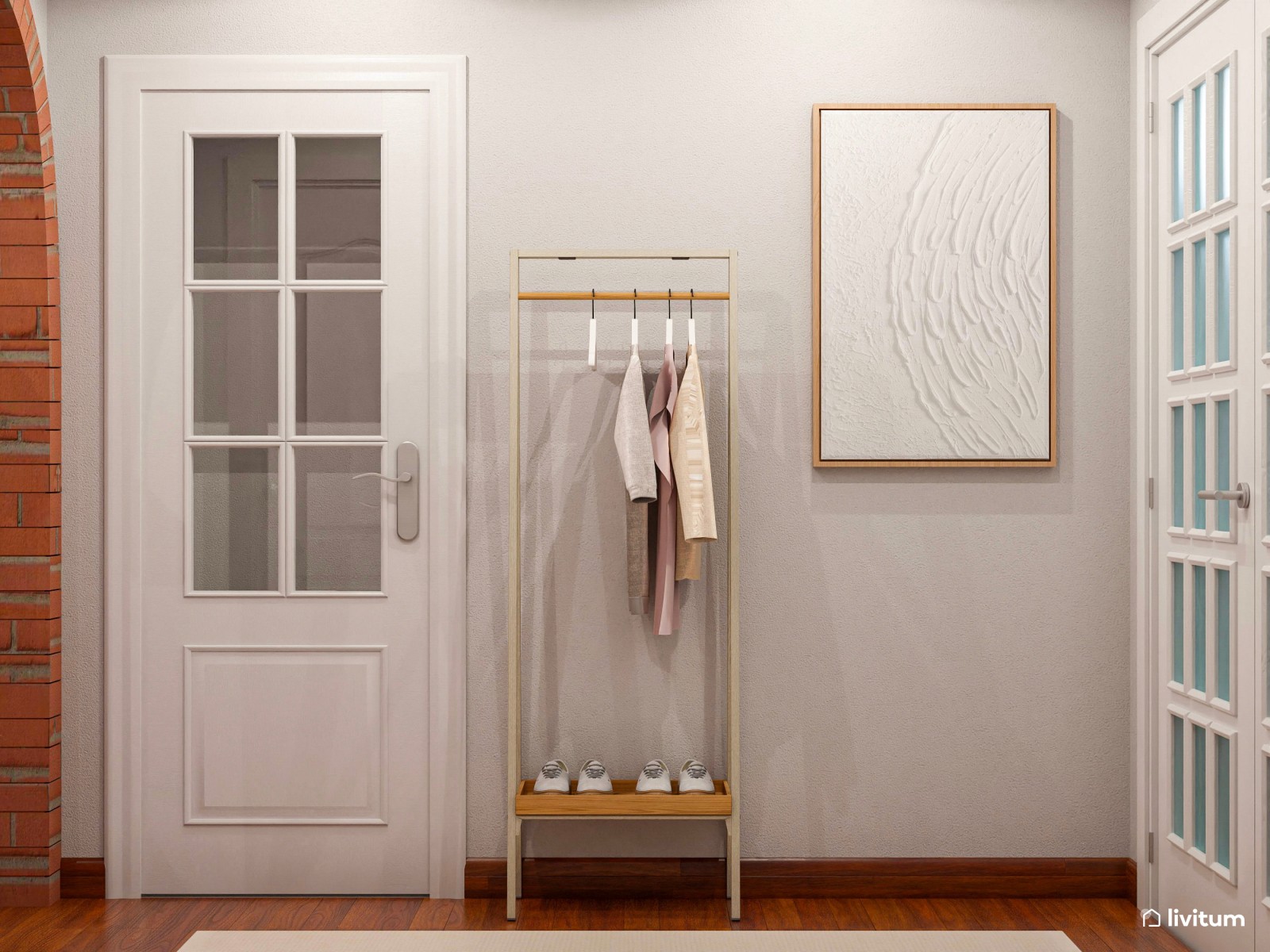 Salón bohemio y acogedor con zona de juegos para niños