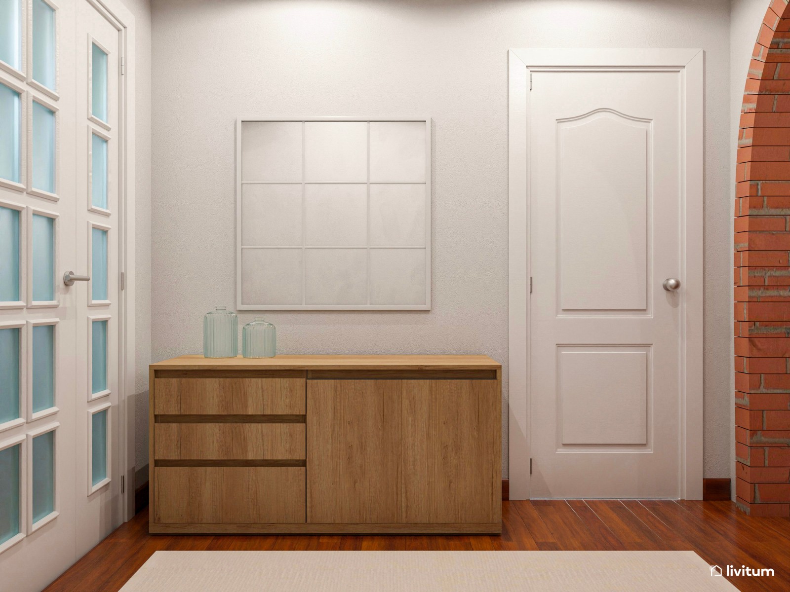 Salón bohemio y acogedor con zona de juegos para niños