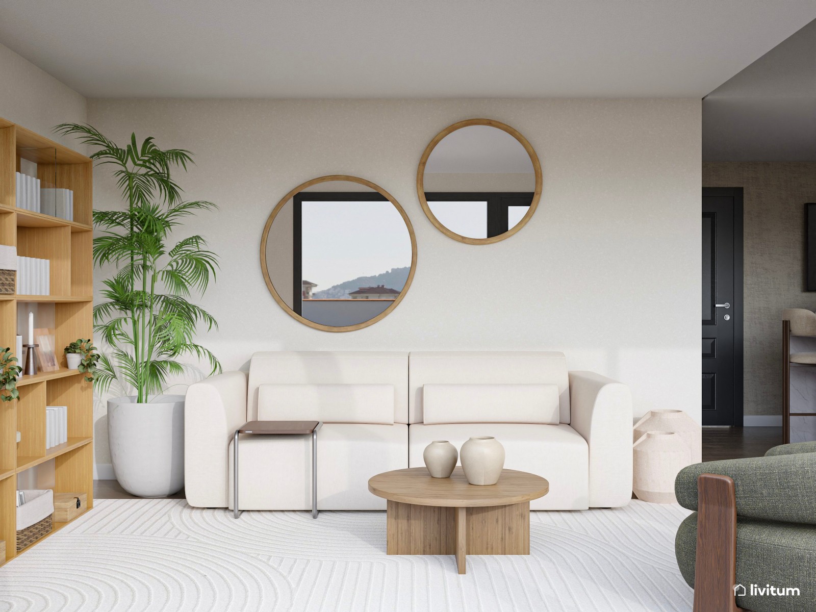 Salón comedor moderno con muebles ligeros y elegancia discreta