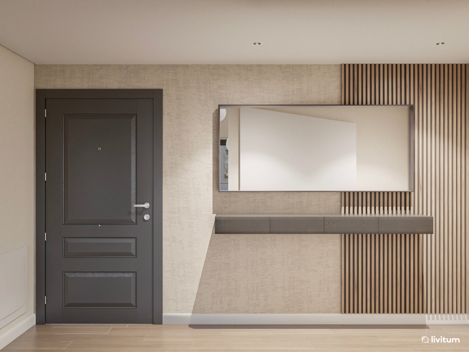 Salón comedor moderno con muebles ligeros y elegancia discreta