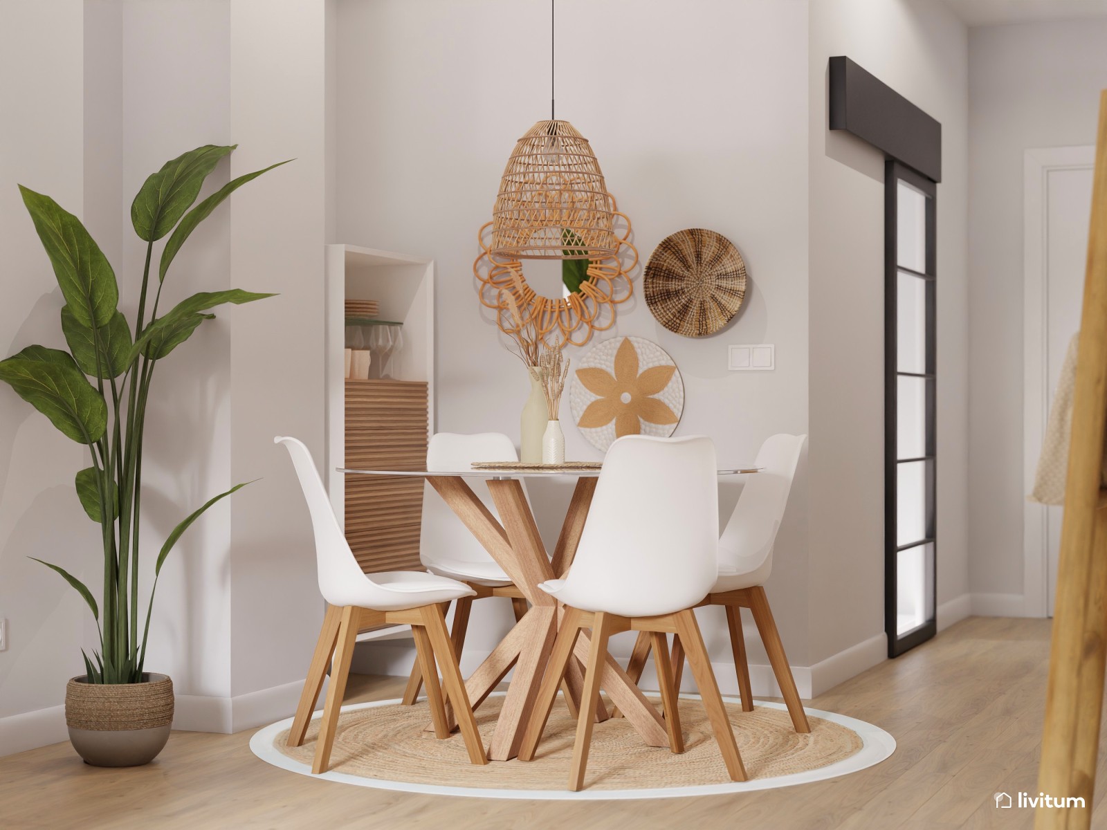 Silla de Comedor en Madera de Teca Malmo - SKLUM