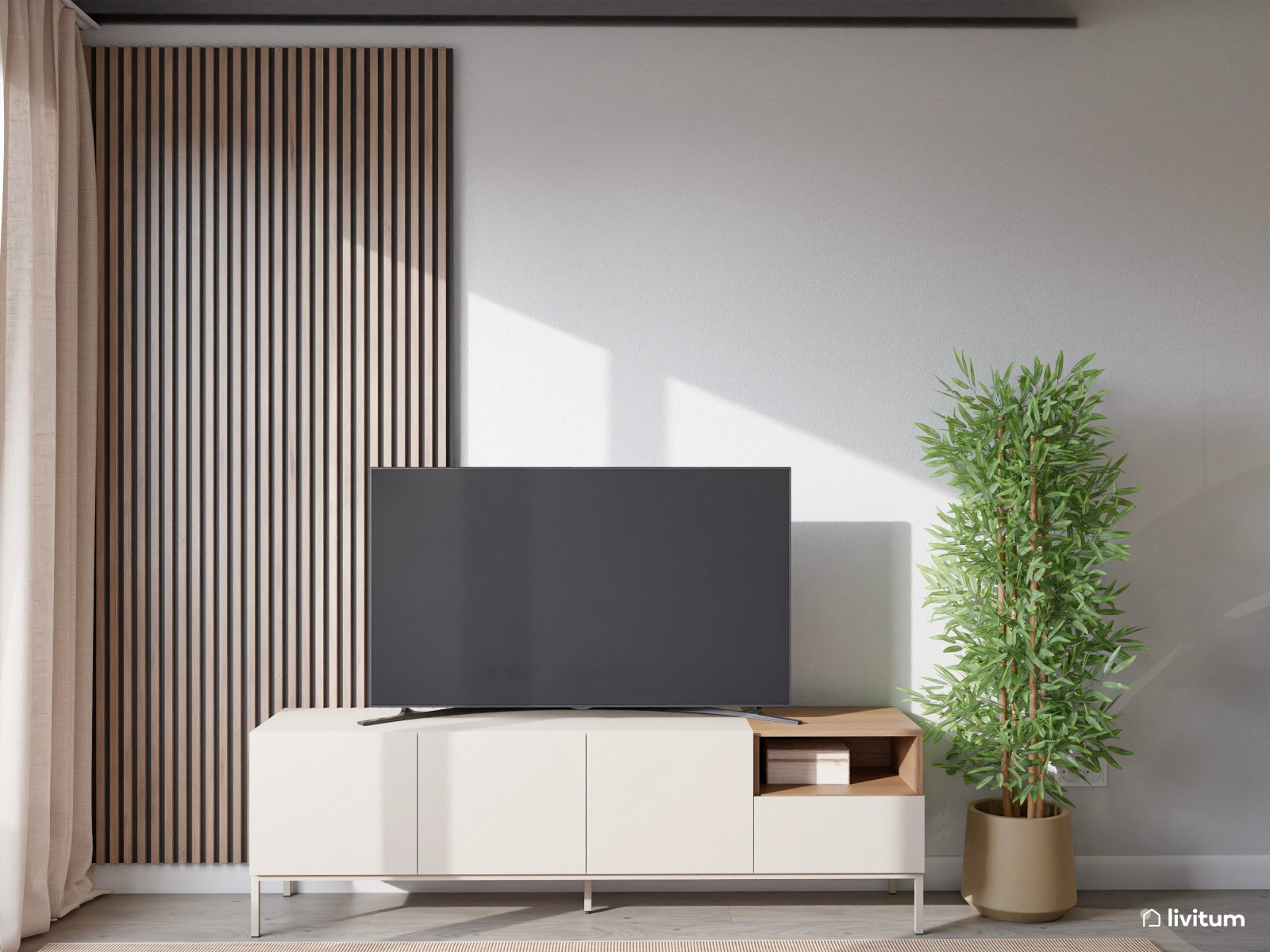 Salón comedor pequeño de estilo moderno de 20 m² 