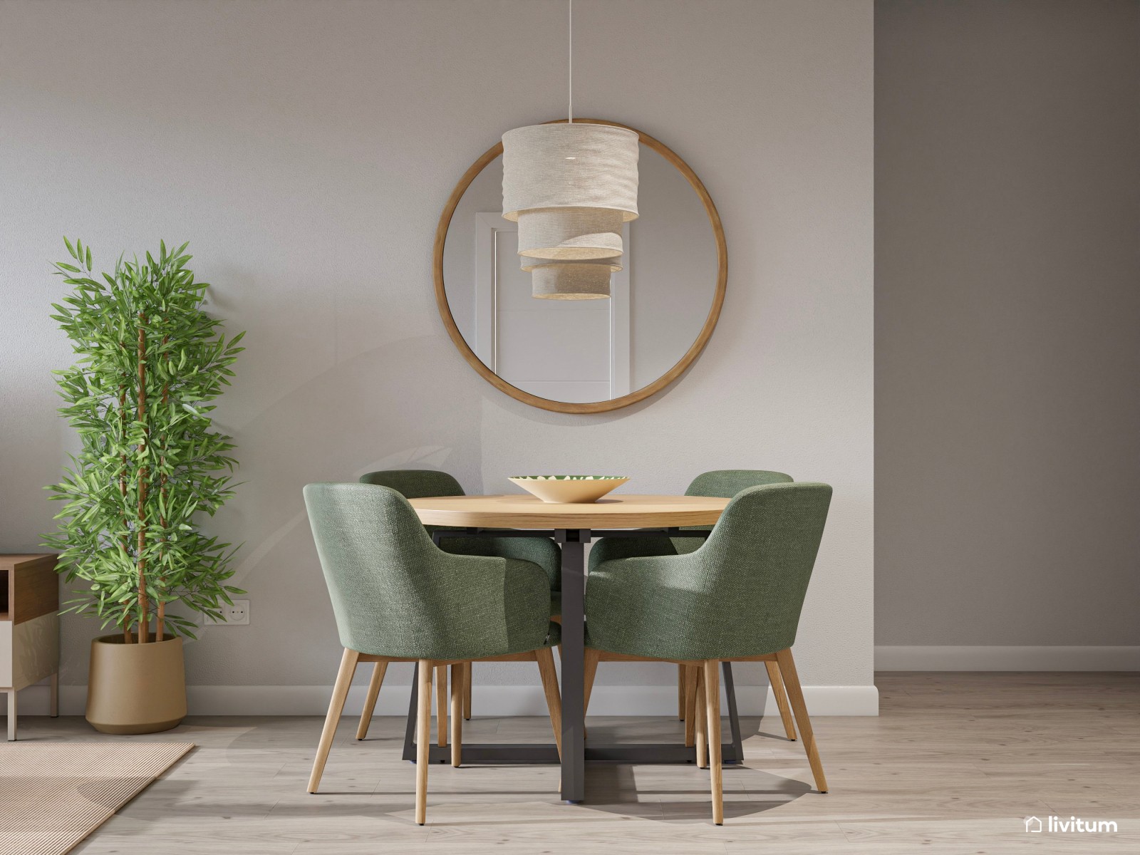 Salón comedor pequeño de estilo moderno de 20 m² 