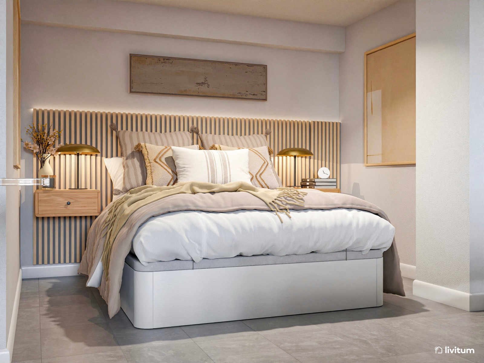 Todo en uno: salón comedor con cocina abierta y dormitorio integrado