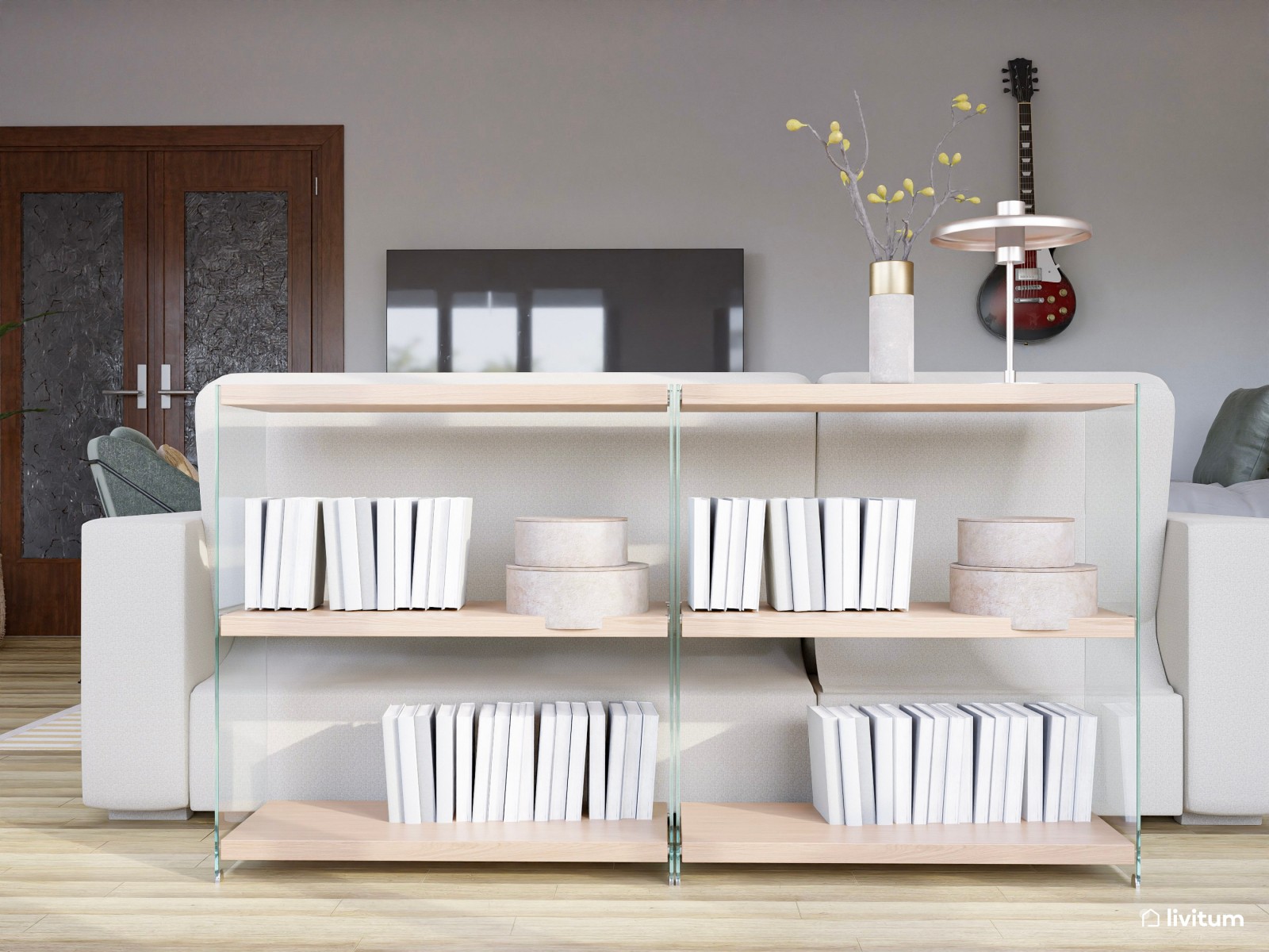 Todo en uno: salón, comedor y dormitorio en un entorno muy acogedor