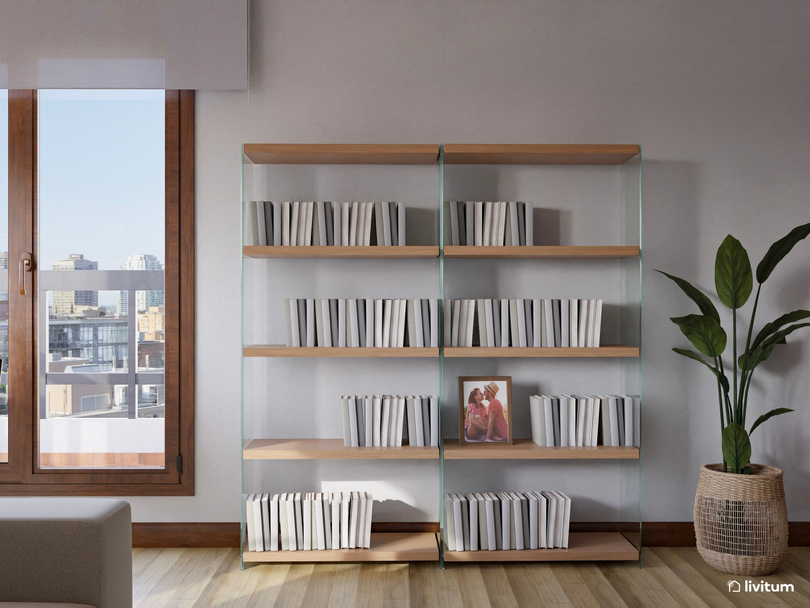 Todo en uno: salón, comedor y dormitorio en un entorno muy acogedor