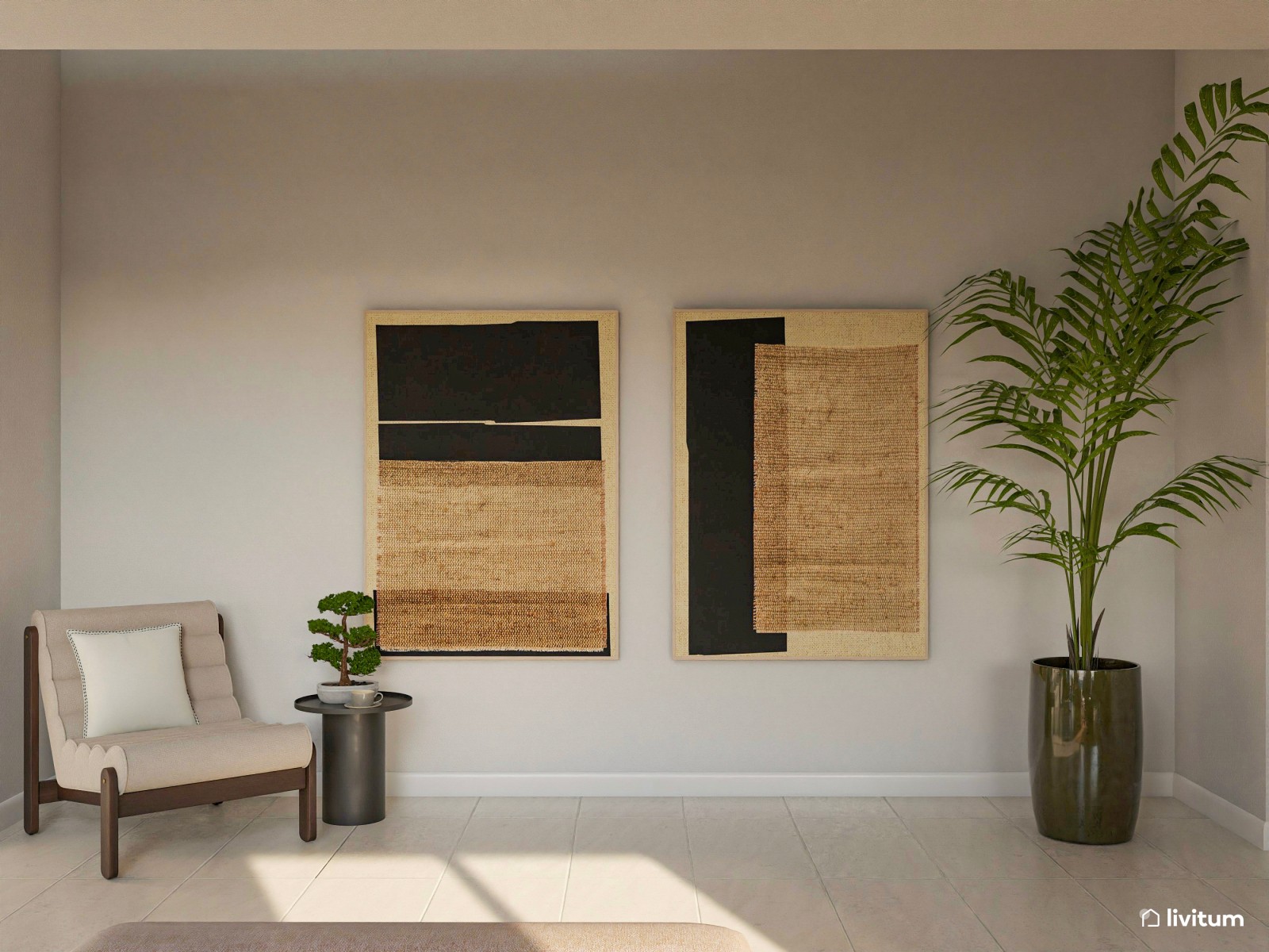 Un salón donde la naturaleza reina en su versión más elegante y moderna