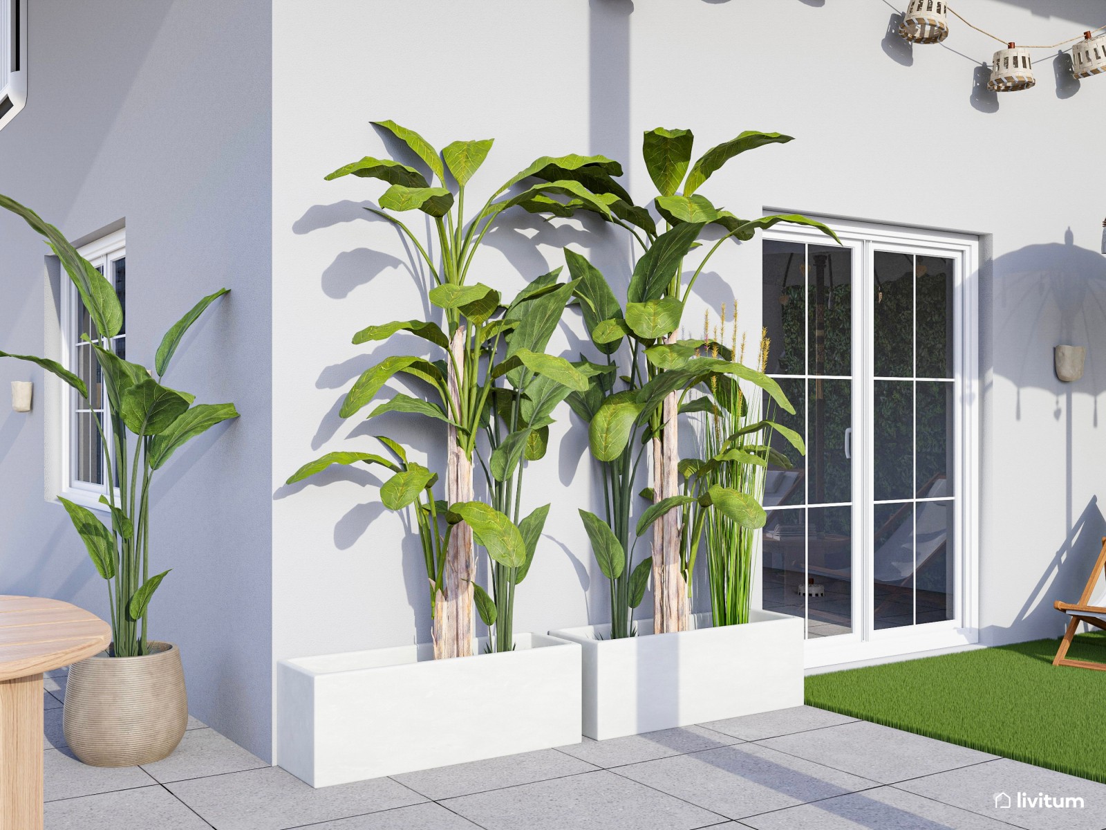  Un verde paraíso: terraza urbana muy chill