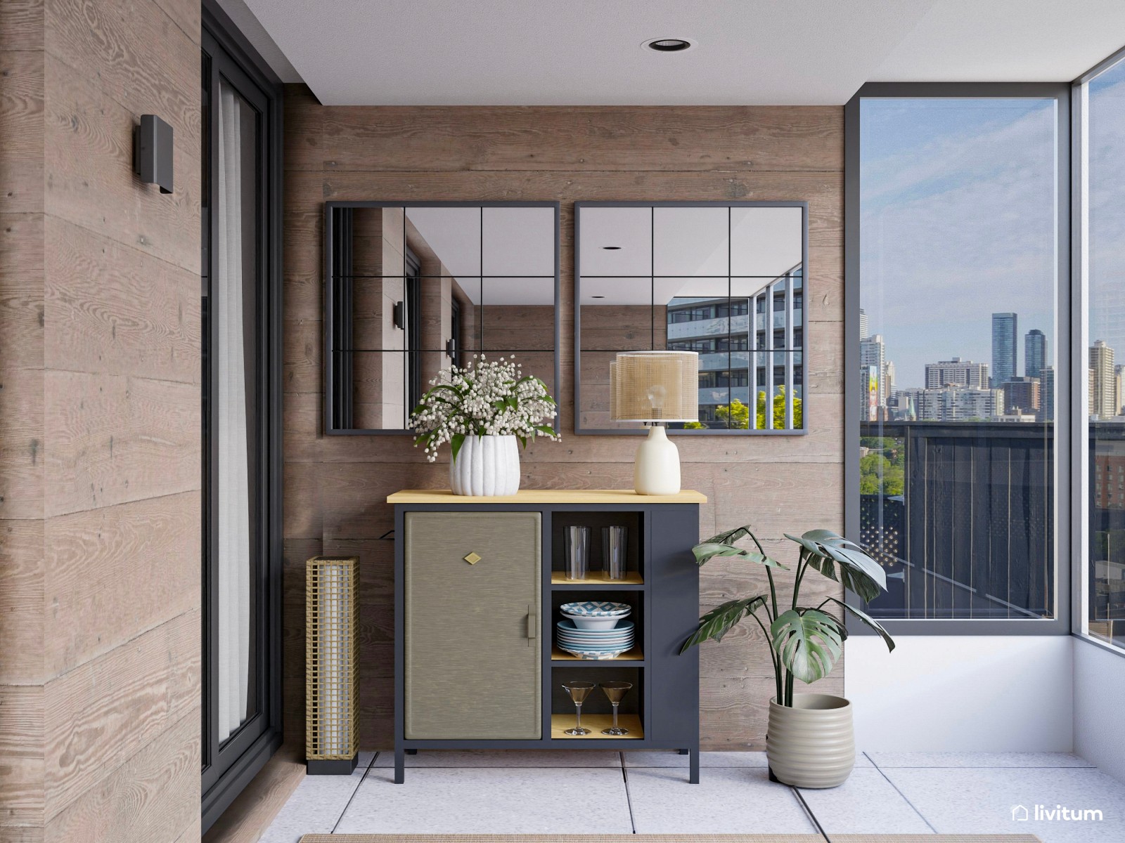 Una agradable terraza para disfrutar en invierno y verano