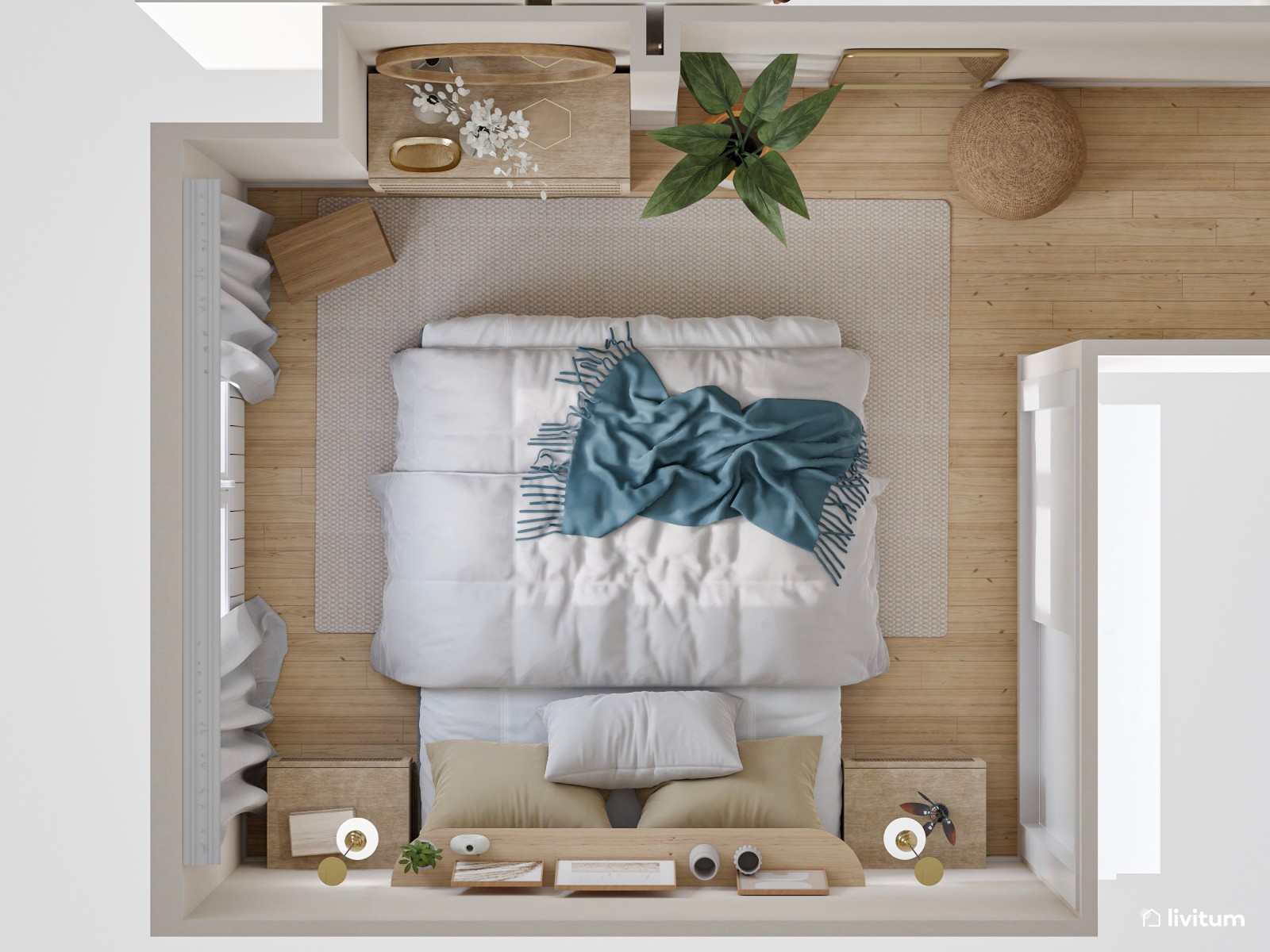 Vivienda completa: un piso moderno y elegante con cocina abierta 